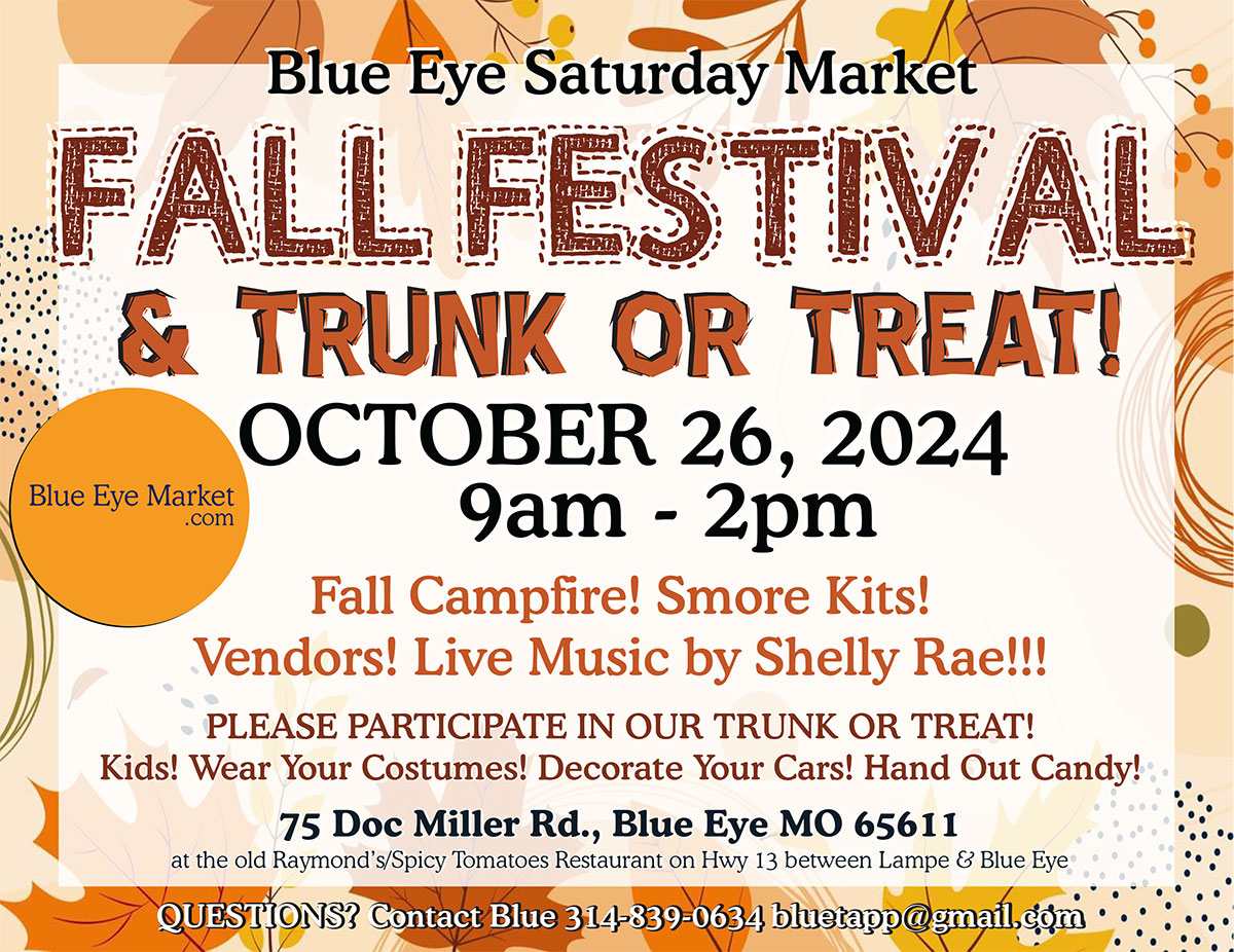 FALL FESTIVAL & TRUNK OR TREAT!! Saturday, October 26
